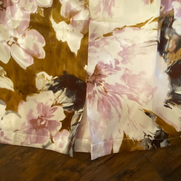 Spiegel 100% Silk Floral Blouse & Skirt Set – Size 10 Top / 6 Skirt - Picture 12 of 16